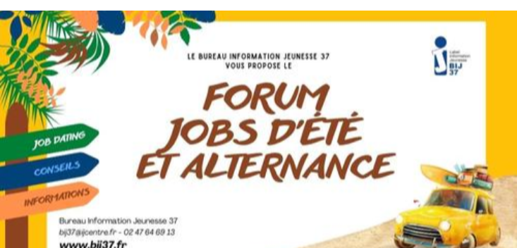 Forum Job d'Été et Alternance organisé par le BIJ37 à l'hôtel de ville de Tours