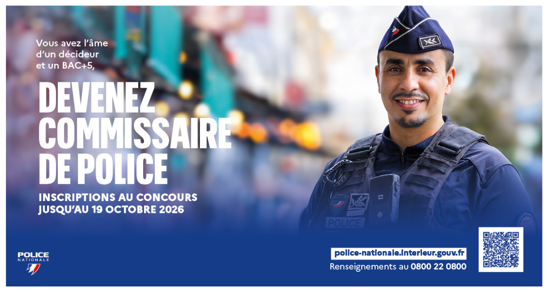 La police nationale recrute de futurs commissaires de police