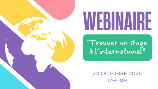 Webinaire : Trouver un stage à l'international