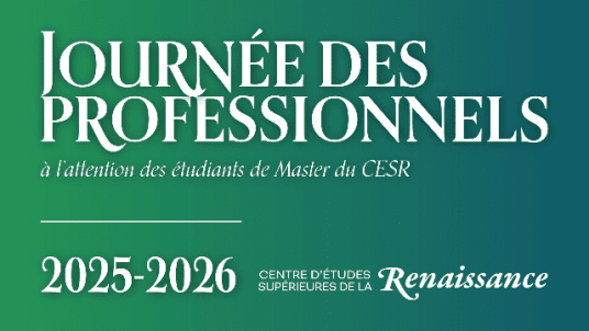 Journée des professionnels à l’attention des étudiants du CESR