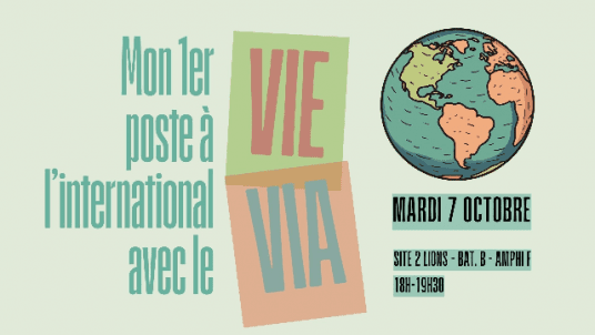 Mon premier poste à l’international avec le  VIE/VIA 